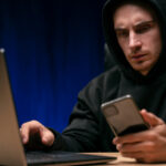 UK Lottery Visa scam alert showing fake visa documents and warning notice